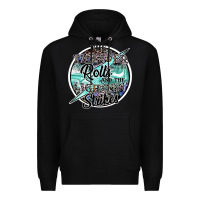 Black the thunder rolls and the lightnin strikes Premium Hoodie - SublimationCraftShop