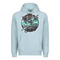 Blue Mist the thunder rolls and the lightnin strikes Premium Hoodie - SublimationCraftShop