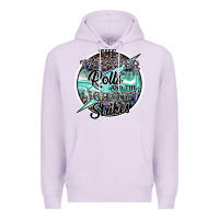 Lilac the thunder rolls and the lightnin strikes Premium Hoodie - SublimationCraftShop