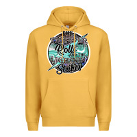 Mustard the thunder rolls and the lightnin strikes Premium Hoodie - SublimationCraftShop