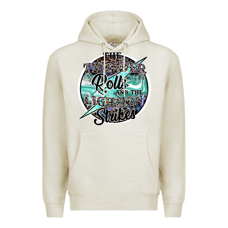 The Thunder Rolls And The Lightnin Strikes Premium Hoodie by SublimationCraftShop | Teevron