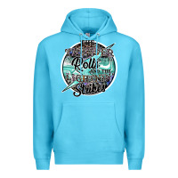 Ocean Blue the thunder rolls and the lightnin strikes Premium Hoodie - SublimationCraftShop