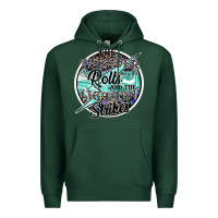 Sports Green the thunder rolls and the lightnin strikes Premium Hoodie - SublimationCraftShop