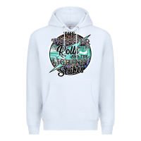 White the thunder rolls and the lightnin strikes Premium Hoodie - SublimationCraftShop