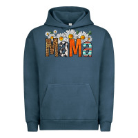 Pigment Midnight Navy western daisies mama Urban Hoodie - HRA Design Shop