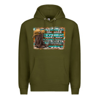 Army Green the world needs more cowgirls Premium Hoodie - SublimationCraftShop