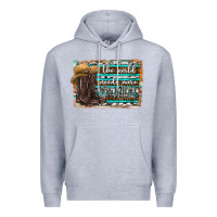 Heather Grey the world needs more cowgirls Premium Hoodie - SublimationCraftShop