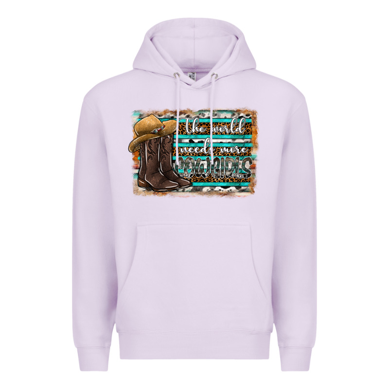 The World Needs More Cowgirls Premium Hoodie by SublimationCraftShop | Teevron