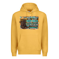 Mustard the world needs more cowgirls Premium Hoodie - SublimationCraftShop