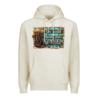 Oatmeal Heather the world needs more cowgirls Premium Hoodie - SublimationCraftShop