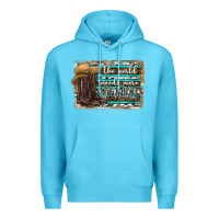 Ocean Blue the world needs more cowgirls Premium Hoodie - SublimationCraftShop