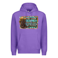 Purple the world needs more cowgirls Premium Hoodie - SublimationCraftShop