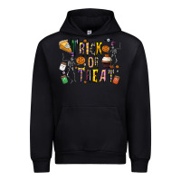Black trick or treat Urban Hoodie - CowhideDigitalArt