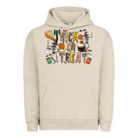 Pigment French Oak trick or treat Urban Hoodie - CowhideDigitalArt
