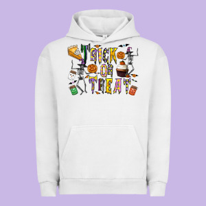 Trick Or Treat Urban Hoodie Designed By Cowhidedigitalart