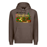 Coffee all i want for christmas is cure childhood cancer Premium Hoodie - FaDigitalArtStudio