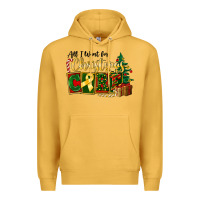 Mustard all i want for christmas is cure childhood cancer Premium Hoodie - FaDigitalArtStudio