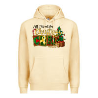 Pina Colada all i want for christmas is cure childhood cancer Premium Hoodie - FaDigitalArtStudio