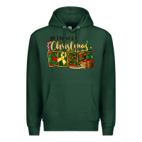 Sports Green all i want for christmas is cure childhood cancer Premium Hoodie - FaDigitalArtStudio