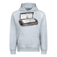 Heather Grey wrist coach Urban Hoodie - FaDigitalArtStudio