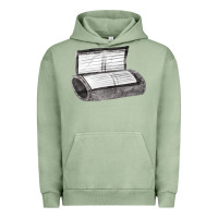 Pigment Oil Green wrist coach Urban Hoodie - FaDigitalArtStudio