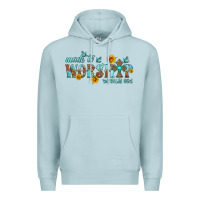 Blue Mist made to worship with sunflowers Premium Hoodie - HRA Design Shop