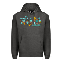 Charcoal Heather made to worship with sunflowers Premium Hoodie - HRA Design Shop