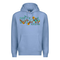 Colony Blue made to worship with sunflowers Premium Hoodie - HRA Design Shop