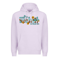 Lilac made to worship with sunflowers Premium Hoodie - HRA Design Shop