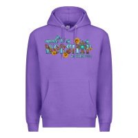 Purple made to worship with sunflowers Premium Hoodie - HRA Design Shop