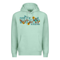 Seafoam made to worship with sunflowers Premium Hoodie - HRA Design Shop