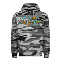 Slate Camo made to worship with sunflowers Premium Hoodie - HRA Design Shop