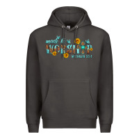 Smoke made to worship with sunflowers Premium Hoodie - HRA Design Shop