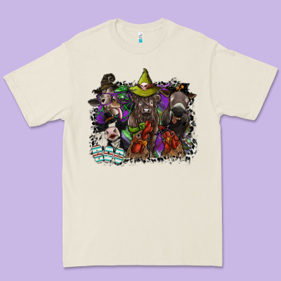 Animal Halloween Premium Tee Designed By Sublimationcraftshop