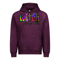 Mauve Wine witch please Urban Hoodie - CowhideDigitalArt