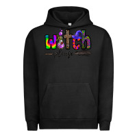 Pigment Black witch please Urban Hoodie - CowhideDigitalArt