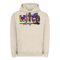 Pigment French Oak witch please Urban Hoodie - CowhideDigitalArt