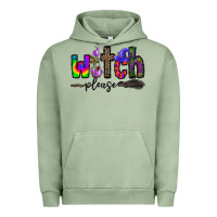 Pigment Oil Green witch please Urban Hoodie - CowhideDigitalArt