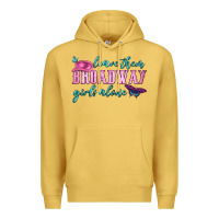 Antique Gold leave them broadway girls alone Premium Hoodie - HRA Design Shop