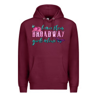 Burgundy leave them broadway girls alone Premium Hoodie - HRA Design Shop