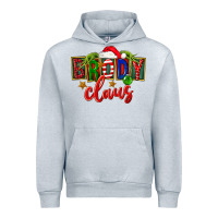 Heather Grey Christmas brody claus Urban Hoodie - FaDigitalArtStudio