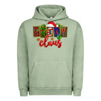 Pigment Oil Green Christmas brody claus Urban Hoodie - FaDigitalArtStudio