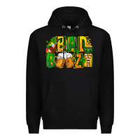 Black bad boozy st patricks Premium Hoodie - FaDigitalArtStudio