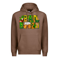 Chestnut bad boozy st patricks Premium Hoodie - FaDigitalArtStudio