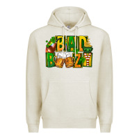 Oatmeal Heather bad boozy st patricks Premium Hoodie - FaDigitalArtStudio
