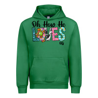 Emerald Oh how he loves us Urban Hoodie - Neo Western