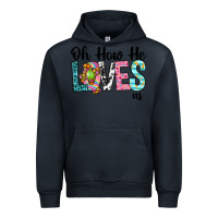 Navy Oh how he loves us Urban Hoodie - Neo Western