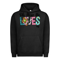 Pigment Black Oh how he loves us Urban Hoodie - Neo Western