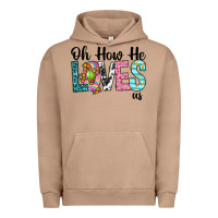 Pigment Burro Oh how he loves us Urban Hoodie - Neo Western