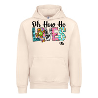 Sandshell Oh how he loves us Urban Hoodie - Neo Western
